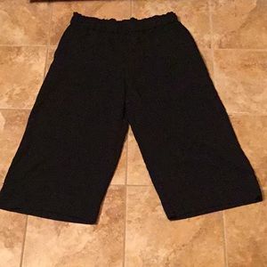 Wide leg crop pant